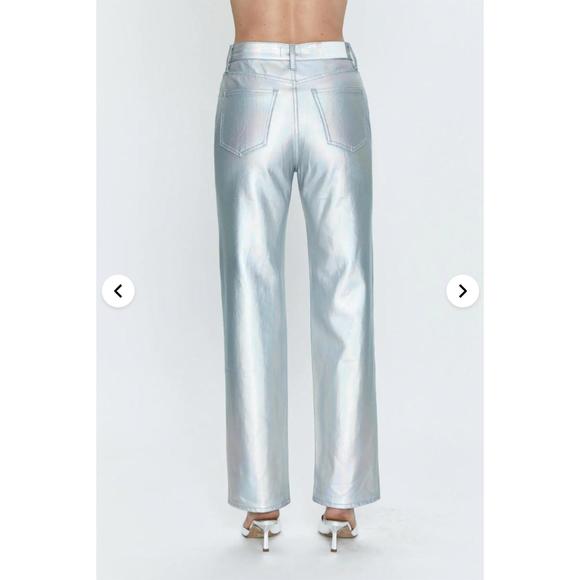 NEW PISTOLA cassie jean in silver - Picture 4 of 4